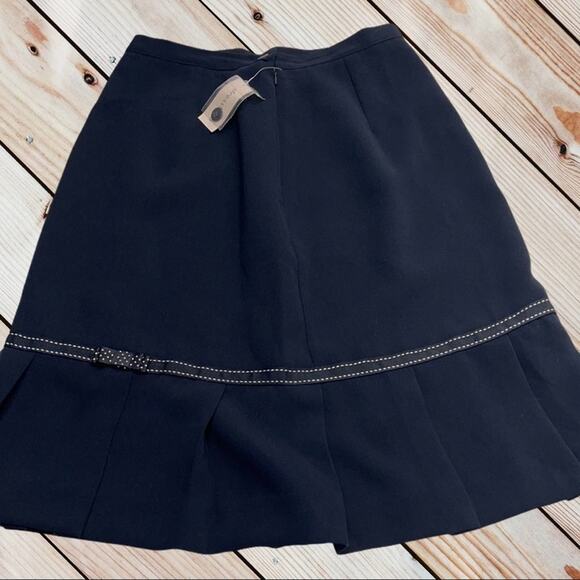 DRESSBARN Womens 4 Blue Skirt - NEW - Picture 2 of 5